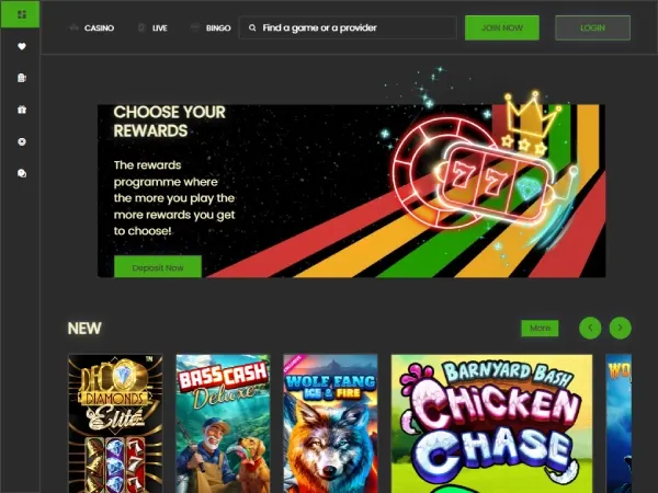 Casino77 archived casino website screenshot